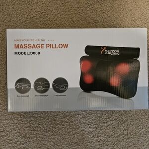 Viktor Jurgen Black Massage Pillow